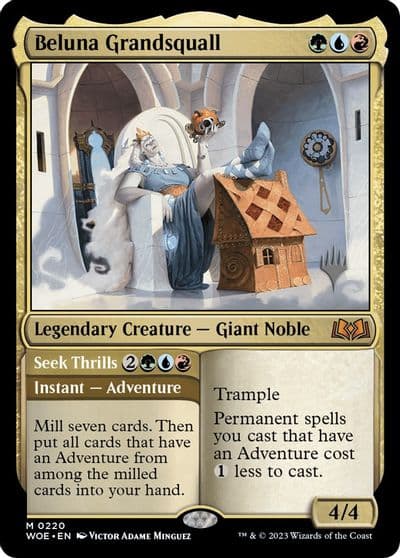 Beluna Grandsquall Promo Pack: Wilds of Eldraine Magic card