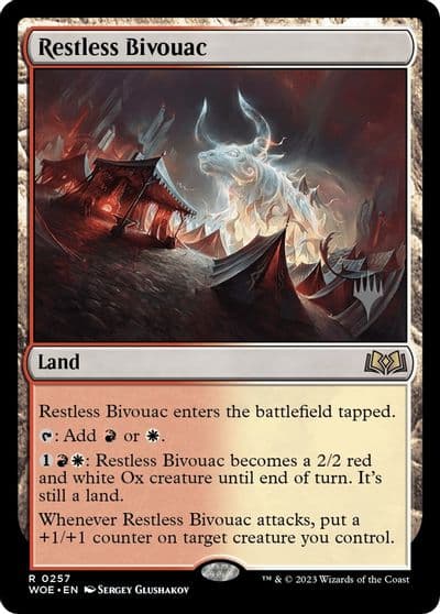 Restless Bivouac Promo Pack: Wilds of Eldraine Magic card