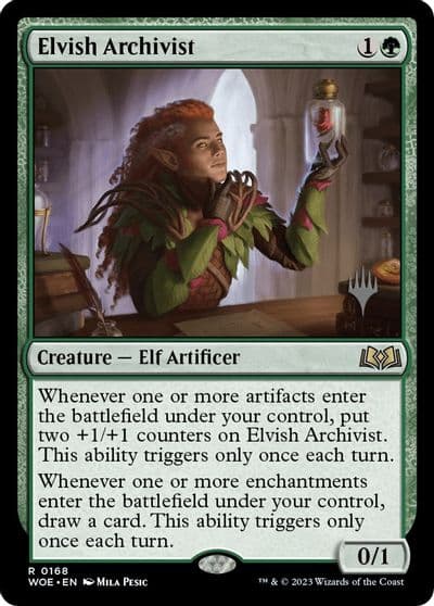 Elvish Archivist Promo Pack: Wilds of Eldraine Magic card