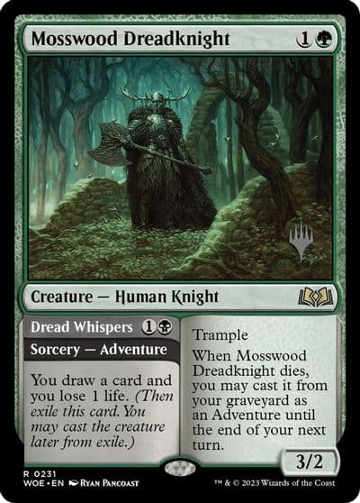 Mosswood Dreadknight Promo Pack: Wilds of Eldraine Magic card