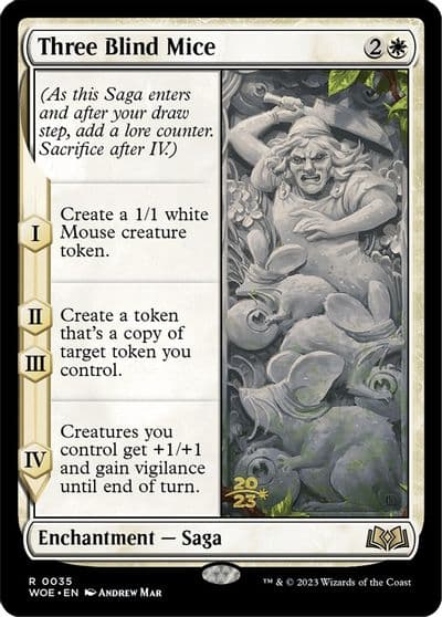 Three Blind Mice Prerelease Cards Magic card