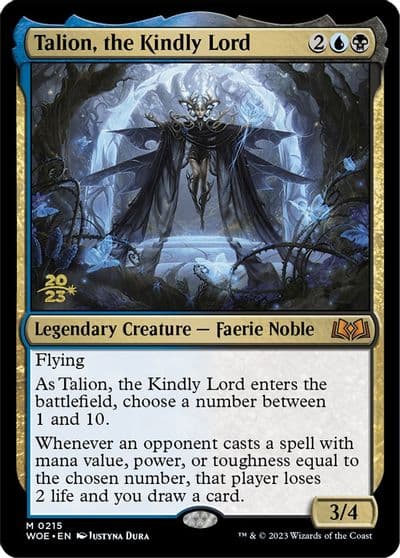 Talion the Kindly Lord Prerelease Cards Magic card