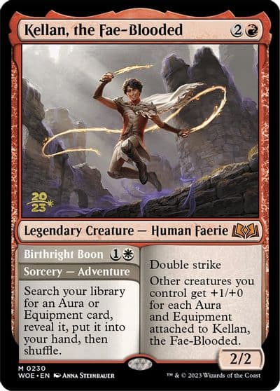 Kellan the Fae Blooded Prerelease Cards Magic card