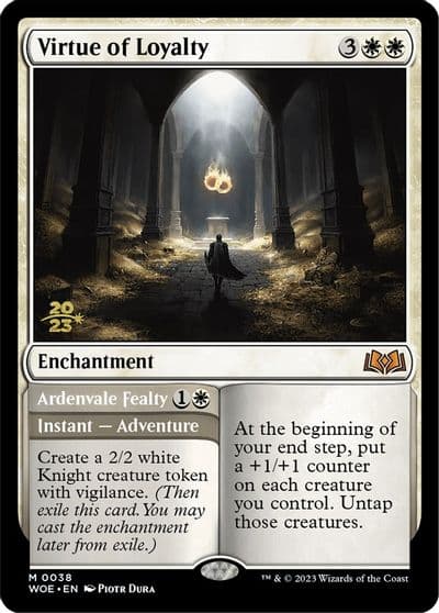 Virtue of Loyalty Prerelease Cards Magic card