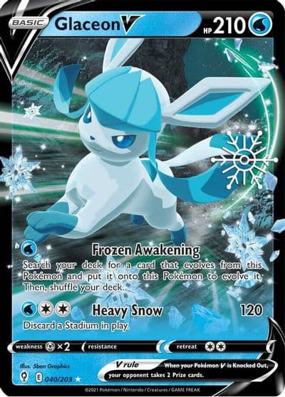 Glaceon V (Holiday Calendar) Miscellaneous Cards & Products Pokemon card