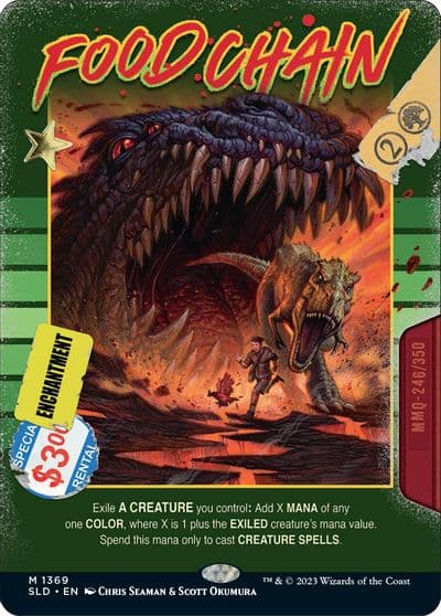 Food Chain Secret Lair Drop Series Magic card