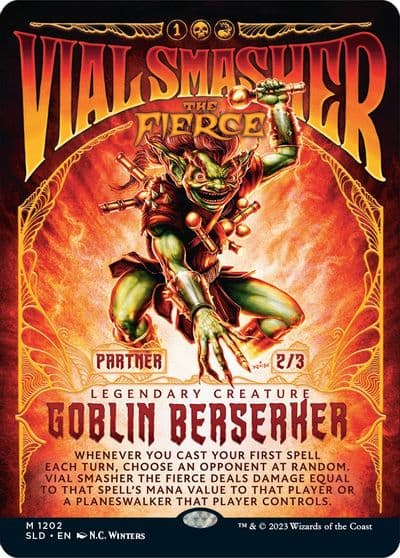 Vial Smasher the Fierce Secret Lair Drop Series Magic card