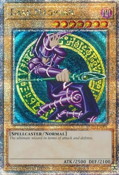 Dark Magician Quarter Century Secret Rare 25th Anniversary Tin: Dueling Heroes Yu-Gi-Oh! card