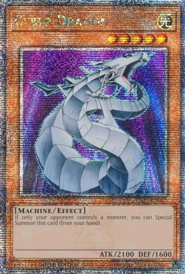 Cyber Dragon Quarter Century Secret Rare 25th Anniversary Tin: Dueling Heroes Yu-Gi-Oh! card