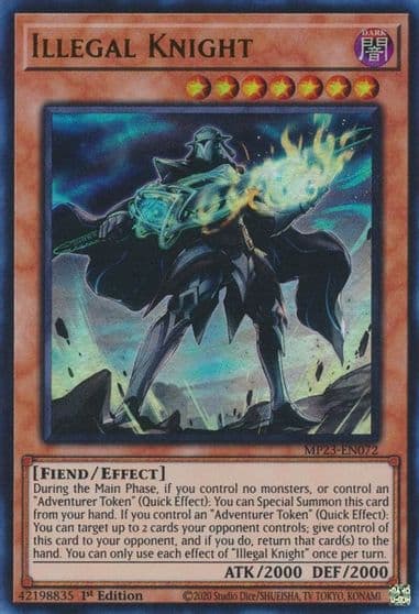 Illegal Knight 25th Anniversary Tin: Dueling Heroes Mega Pack Yu-Gi-Oh! card