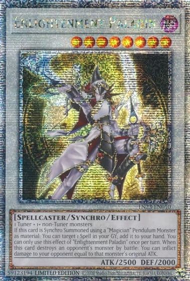 Enlightenment Paladin Quarter Century Secret Rare 25th Anniversary Tin: Dueling Heroes Yu-Gi-Oh! card