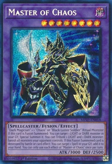 Master of Chaos 25th Anniversary Tin: Dueling Heroes Mega Pack Yu-Gi-Oh! card
