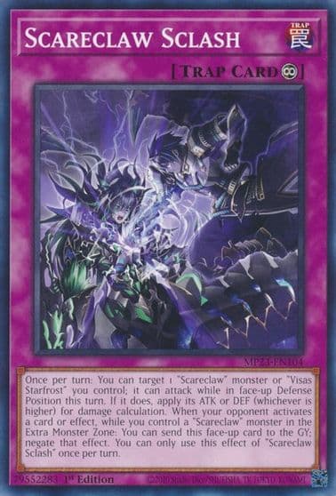 Scareclaw Sclash 25th Anniversary Tin: Dueling Heroes Mega Pack Yu-Gi-Oh! card