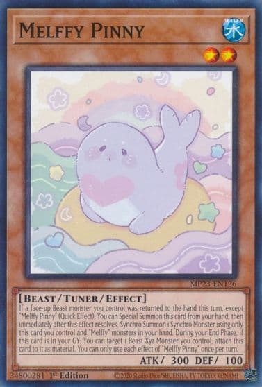 Melffy Pinny 25th Anniversary Tin: Dueling Heroes Mega Pack Yu-Gi-Oh! card