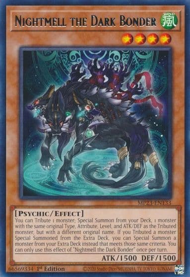 Nightmell the Dark Bonder 25th Anniversary Tin: Dueling Heroes Mega Pack Yu-Gi-Oh! card