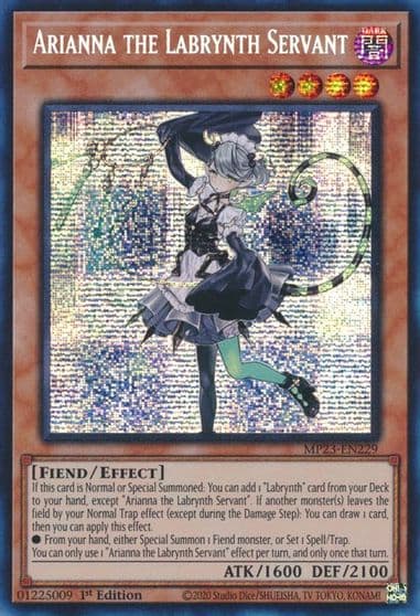 Arianna the Labrynth Servant 25th Anniversary Tin: Dueling Heroes Mega Pack Yu-Gi-Oh! card