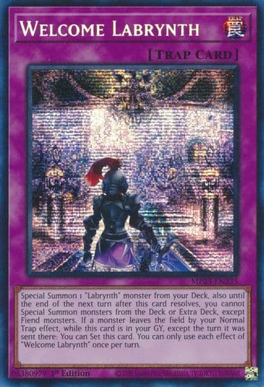 Welcome Labrynth 25th Anniversary Tin: Dueling Heroes Mega Pack Yu-Gi-Oh! card