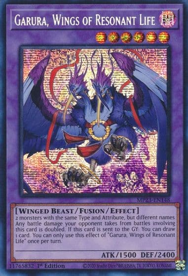 Garura Wings of Resonant Life 25th Anniversary Tin: Dueling Heroes Mega Pack Yu-Gi-Oh! card