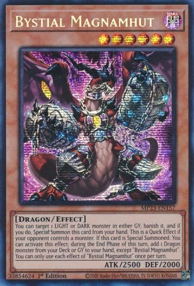 Bystial Magnamhut 25th Anniversary Tin: Dueling Heroes Mega Pack Yu-Gi-Oh! card