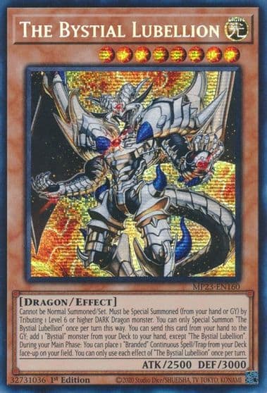 The Bystial Lubellion 25th Anniversary Tin: Dueling Heroes Mega Pack Yu-Gi-Oh! card