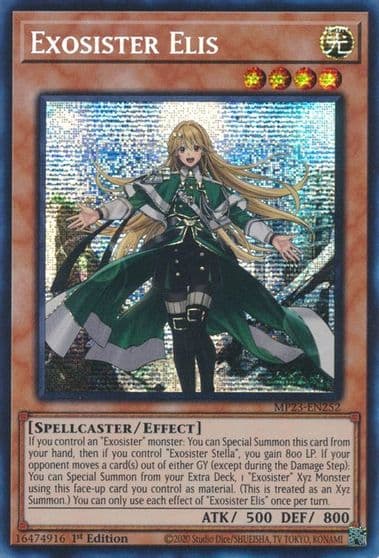 Exosister Elis 25th Anniversary Tin: Dueling Heroes Mega Pack Yu-Gi-Oh! card