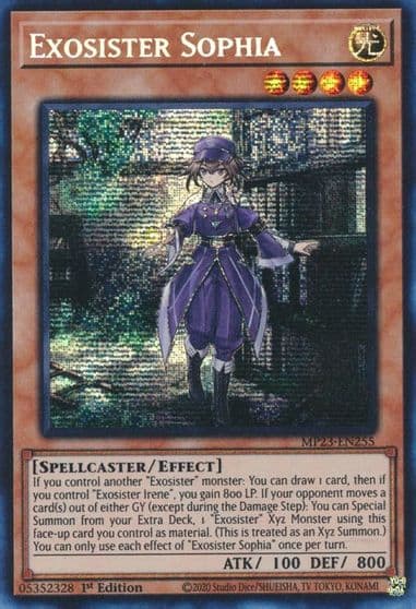 Exosister Sophia 25th Anniversary Tin: Dueling Heroes Mega Pack Yu-Gi-Oh! card