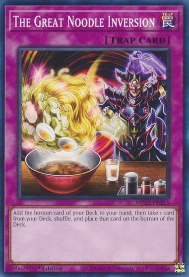 The Great Noodle Inversion 25th Anniversary Tin: Dueling Heroes Mega Pack Yu-Gi-Oh! card