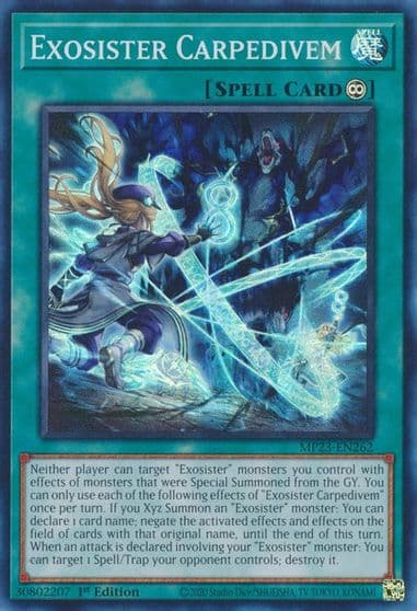 Exosister Carpedivem 25th Anniversary Tin: Dueling Heroes Mega Pack Yu-Gi-Oh! card