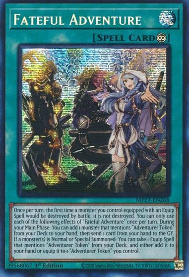 Fateful Adventure 25th Anniversary Tin: Dueling Heroes Mega Pack Yu-Gi-Oh! card