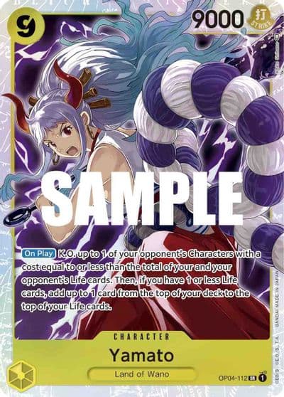 Yamato Kingdoms of Intrigue One Piece card