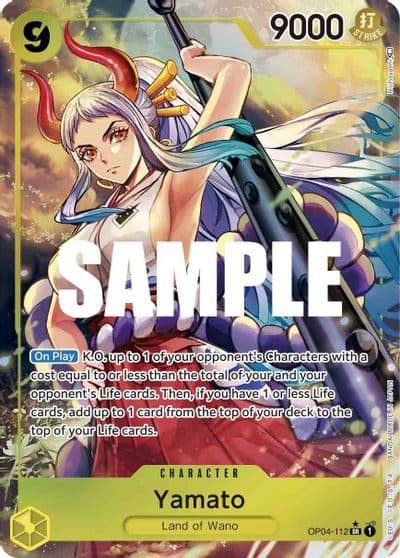 Yamato Alternate Art Kingdoms of Intrigue One Piece card