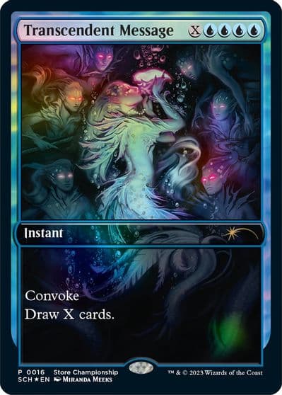 Transcendent Message Game Day & Store Championship Promos Magic card