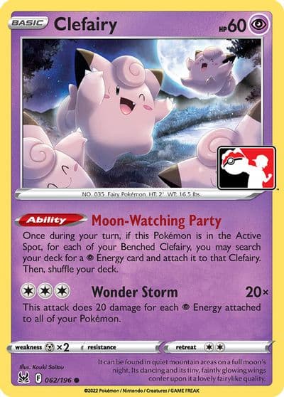 Clefairy Prize Pack Series Cards Pokemon card