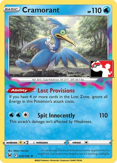 Cramorant Prize Pack Series Cards Pokemon card
