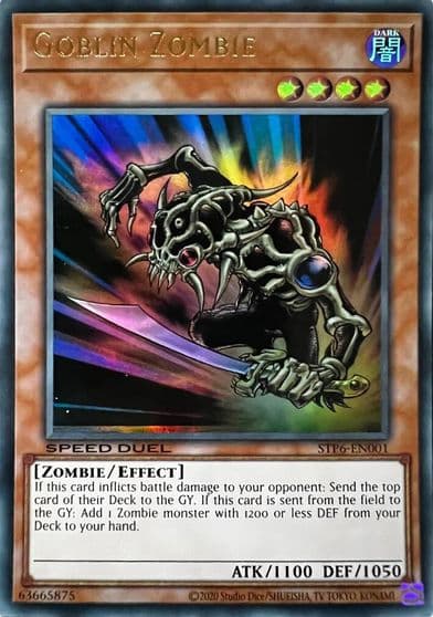 Goblin Zombie Speed Duel: Tournament Pack 6 Yu-Gi-Oh! card