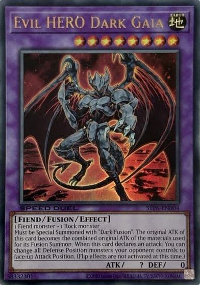Evil HERO Dark Gaia Speed Duel: Tournament Pack 6 Yu-Gi-Oh! card