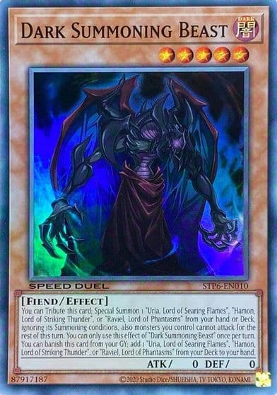 Dark Summoning Beast Speed Duel: Tournament Pack 6 Yu-Gi-Oh! card