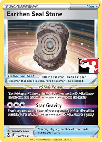 Earthen Seal Stone Prize Pack Series Cards Pokemon card