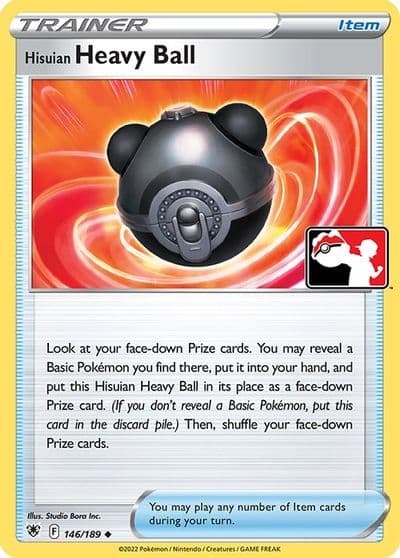 Hisuian Heavy Ball Prize Pack Series Cards Pokemon card