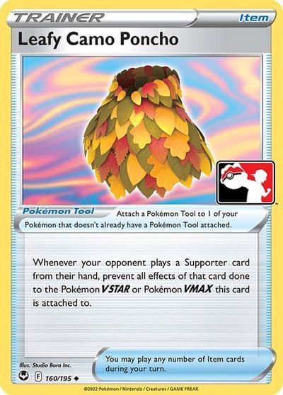Leafy Camo Poncho Prize Pack Series Cards Pokemon card