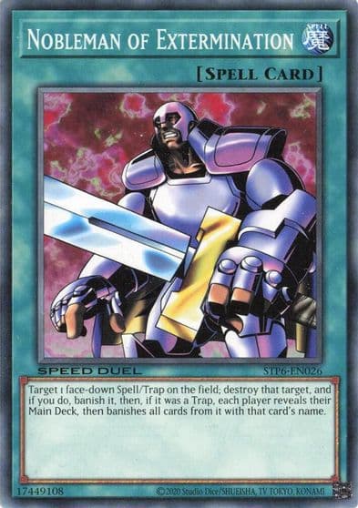 Nobleman of Extermination Speed Duel: Tournament Pack 6 Yu-Gi-Oh! card