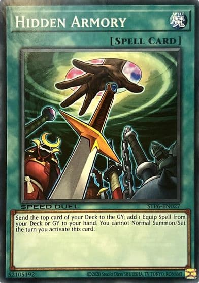 Hidden Armory Speed Duel: Tournament Pack 6 Yu-Gi-Oh! card