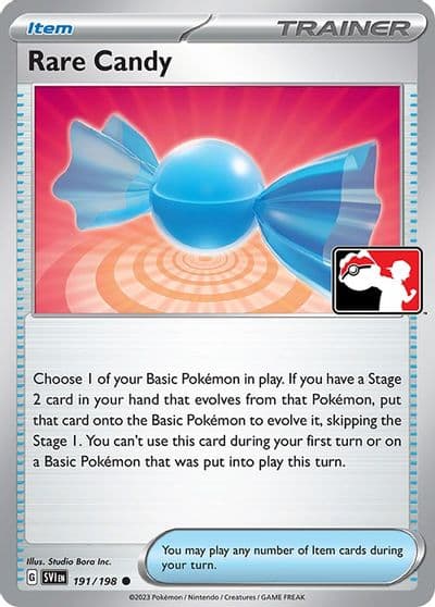 Rare Candy Prize Pack Series Cards Pokemon card