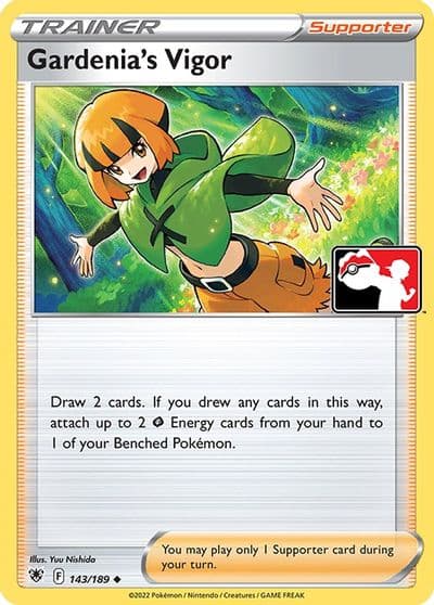 Gardenia's Vigor Prize Pack Series Cards Pokemon card