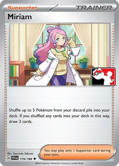 Miriam Prize Pack Series Cards Pokemon card