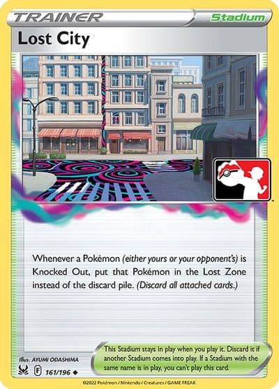 Lost City Prize Pack Series Cards Pokemon card