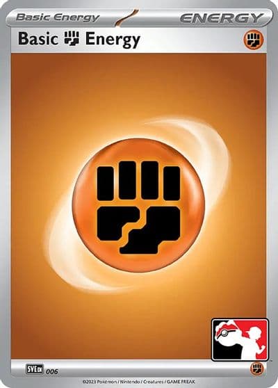 Basic Fighting Energy - 006 Prize Pack Series Cards Pokemon card