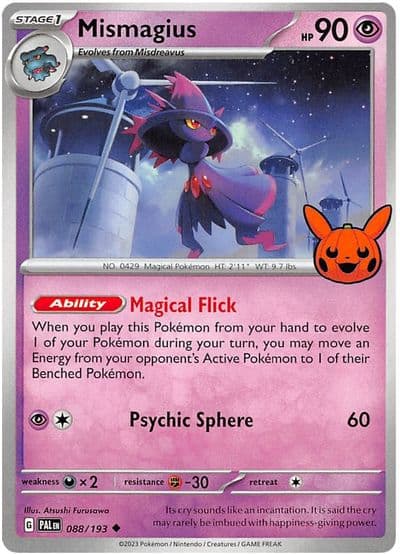 Mismagius Trick or Trade BOOster Bundle 2023 Pokemon card
