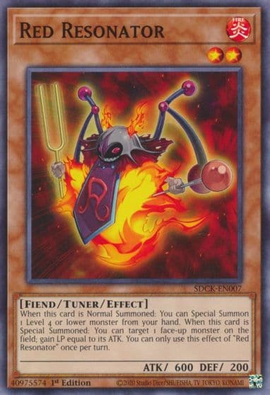 Red Resonator Structure Deck: The Crimson King Yu-Gi-Oh! card