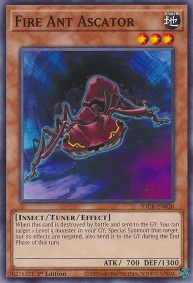 Fire Ant Ascator Structure Deck: The Crimson King Yu-Gi-Oh! card